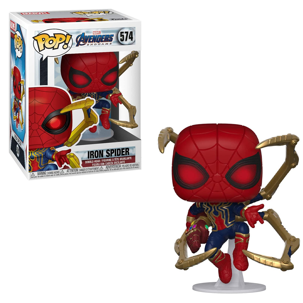 Funko POP! Avengers: Endgame - Iron Spider with Nano Gauntlet Vinyl Figure #574