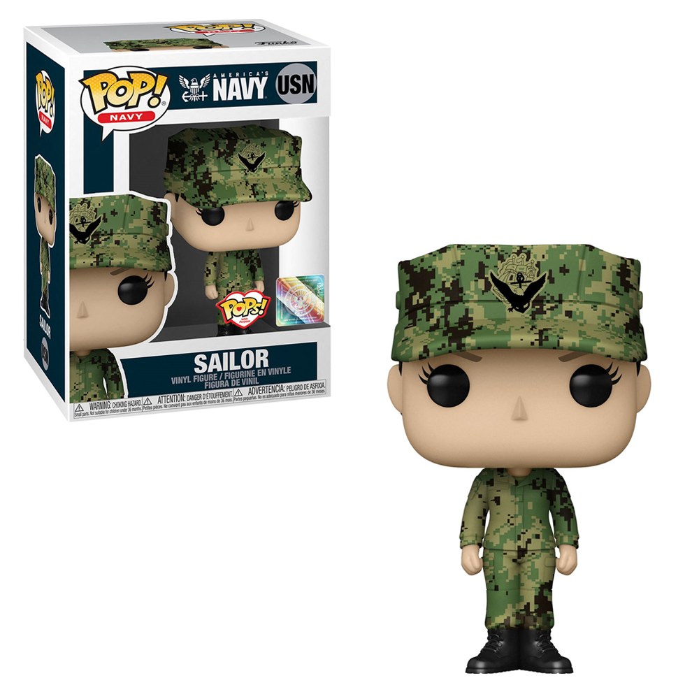 Funko POP! Pops! with Purpose: U.S. Navy - Working Uniform Female 1 Vinyl Figure