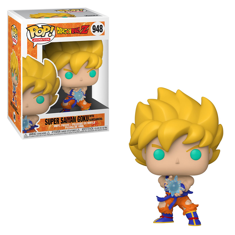 Funko POP! Dragon Ball Z S9 -  Super Saiyan Goku with Kamehameha Wave Vinyl Figure #948