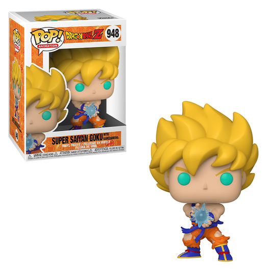 Funko POP! Dragon Ball Z S9 -  Super Saiyan Goku with Kamehameha Wave Vinyl Figure #948