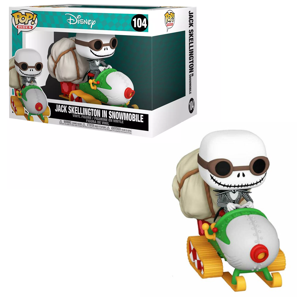 Funko POP! Rides: Disney: Nightmare Before Christmas - Jack Skellington In Snowmobile Vinyl Figure #104