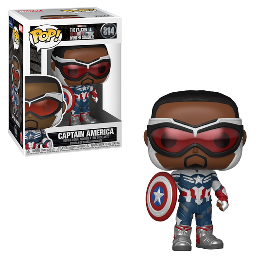 Funko POP! The Falcon and Winter Soldier - Captain America Vinyl Figure #814