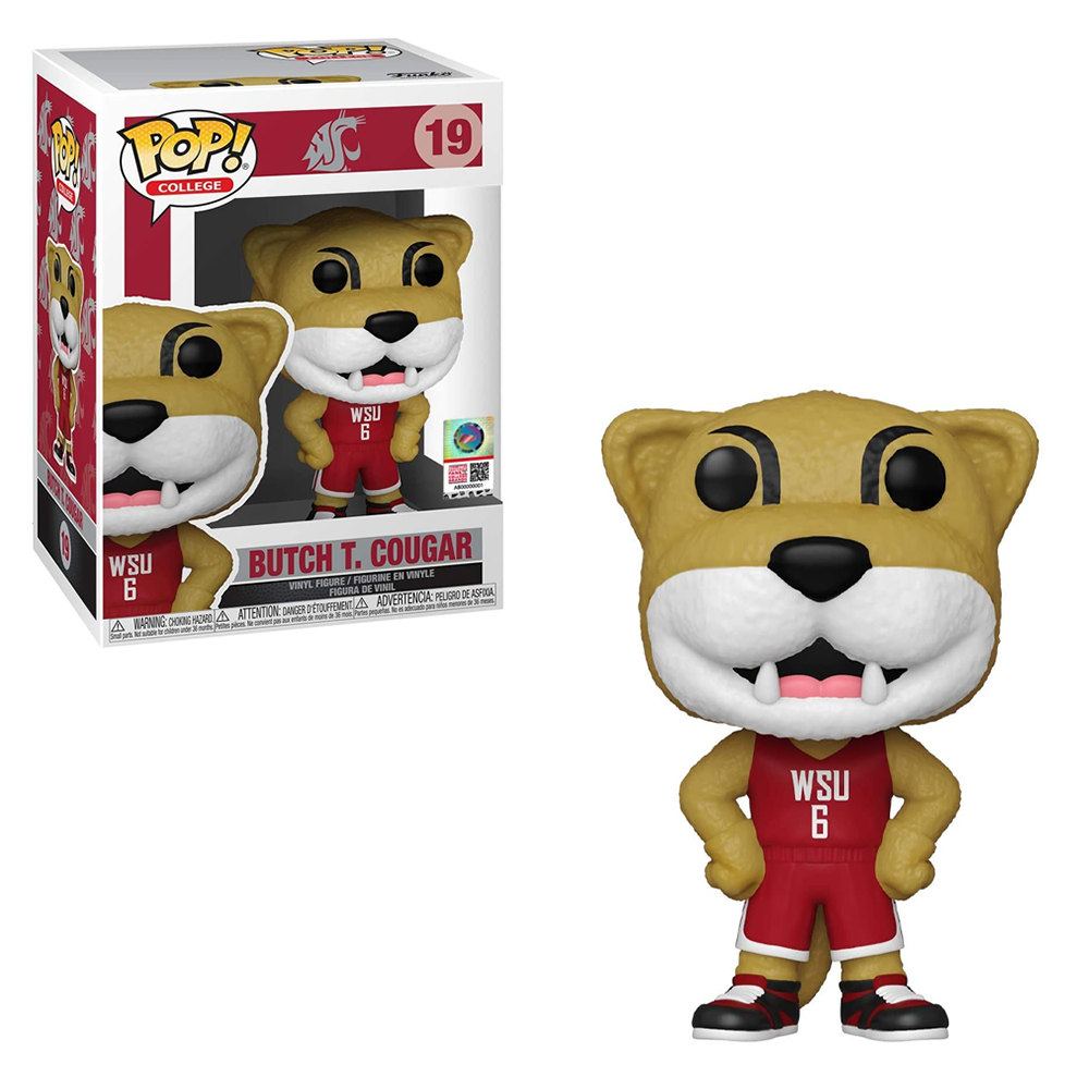 Funko POP! College: Washington State University - Butch T Cougar Vinyl Figure