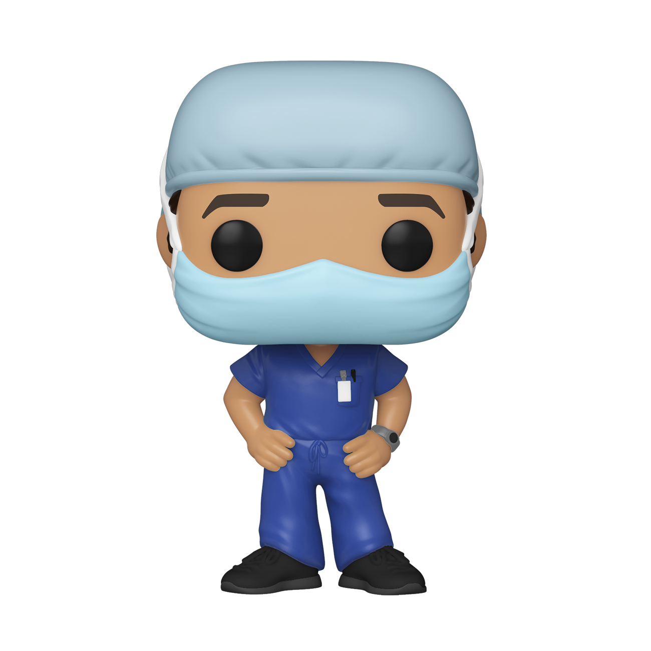 Funko POP! Heroes: Front Line Workers - Male (Blue Scrub) Vinyl Figure