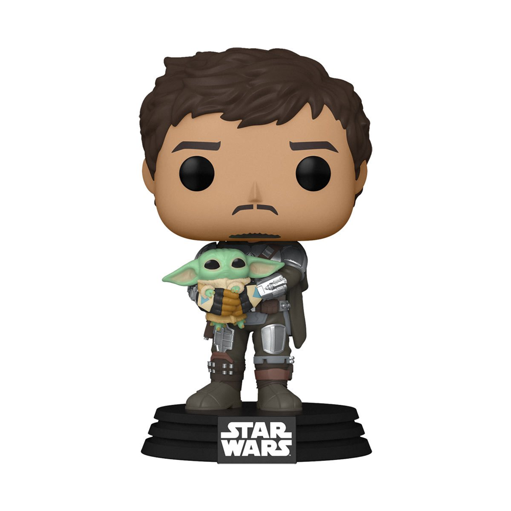 Funko POP! Star Wars: The Mandalorian - The Mandalorian with Grogu Vinyl Figure #461