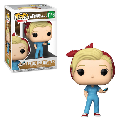 Funko POP! Parks and Recreation - Leslie the Riveter Vinyl Figure #1146