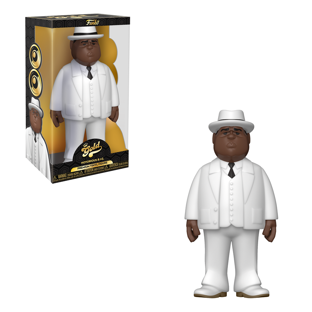 Funko Vinyl GOLD: Music - Biggie Smalls (White Suit) 12-Inch Vinyl Figure