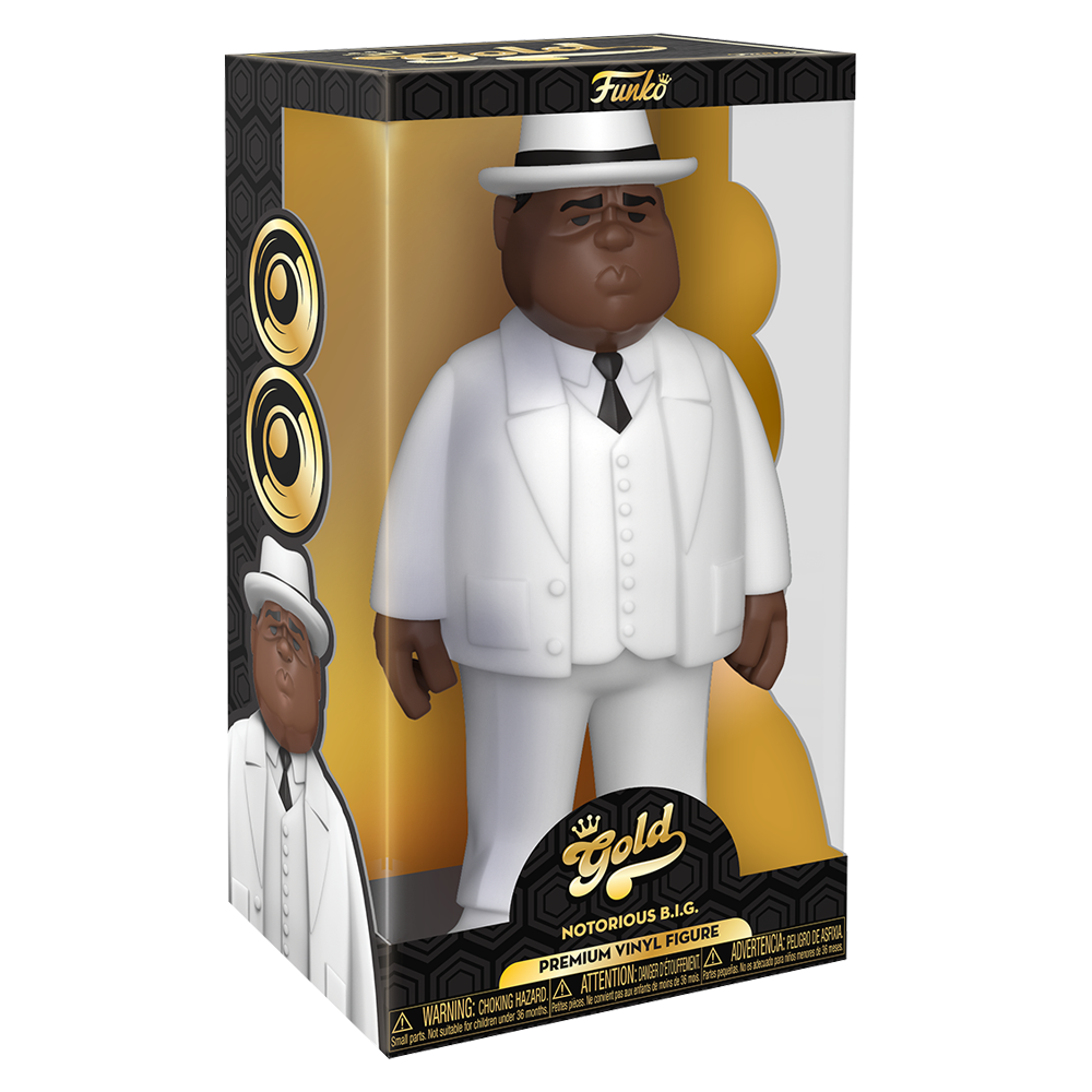 Funko Vinyl GOLD: Music - Biggie Smalls (White Suit) 12-Inch Vinyl Figure