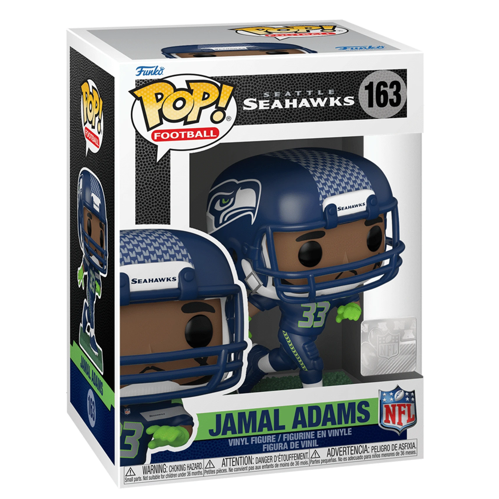 Funko POP! NFL: Seahawks - Jamal Adams (Home Uniform) Vinyl Figure #163