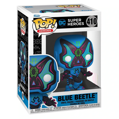 Funko POP! DC Super Heroes: Dia De Los - Blue Beetle Vinyl Figure #410