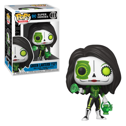 Funko POP! DC Super Heroes: Dia De Los - Green Lantern (Jessica Cruz) Vinyl Figure #411