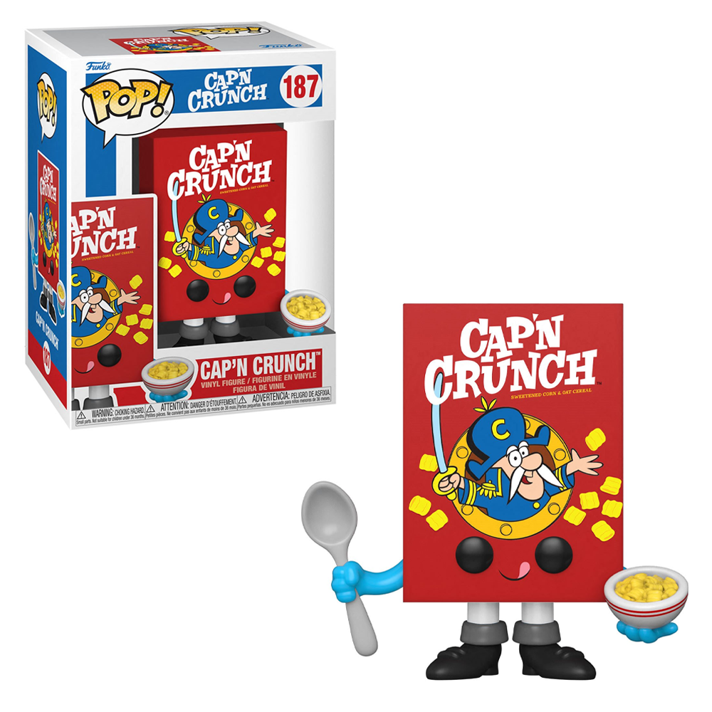 Funko POP! Ad Icons: Quaker - Cap'N Crunch Cereal Box Vinyl Figure #187