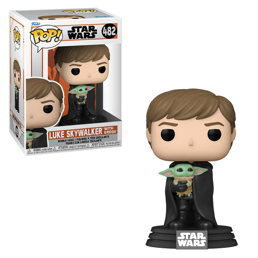 Funko POP! Star Wars: The Mandalorian - Luke Skywalker with Grogu Vinyl Figure #482