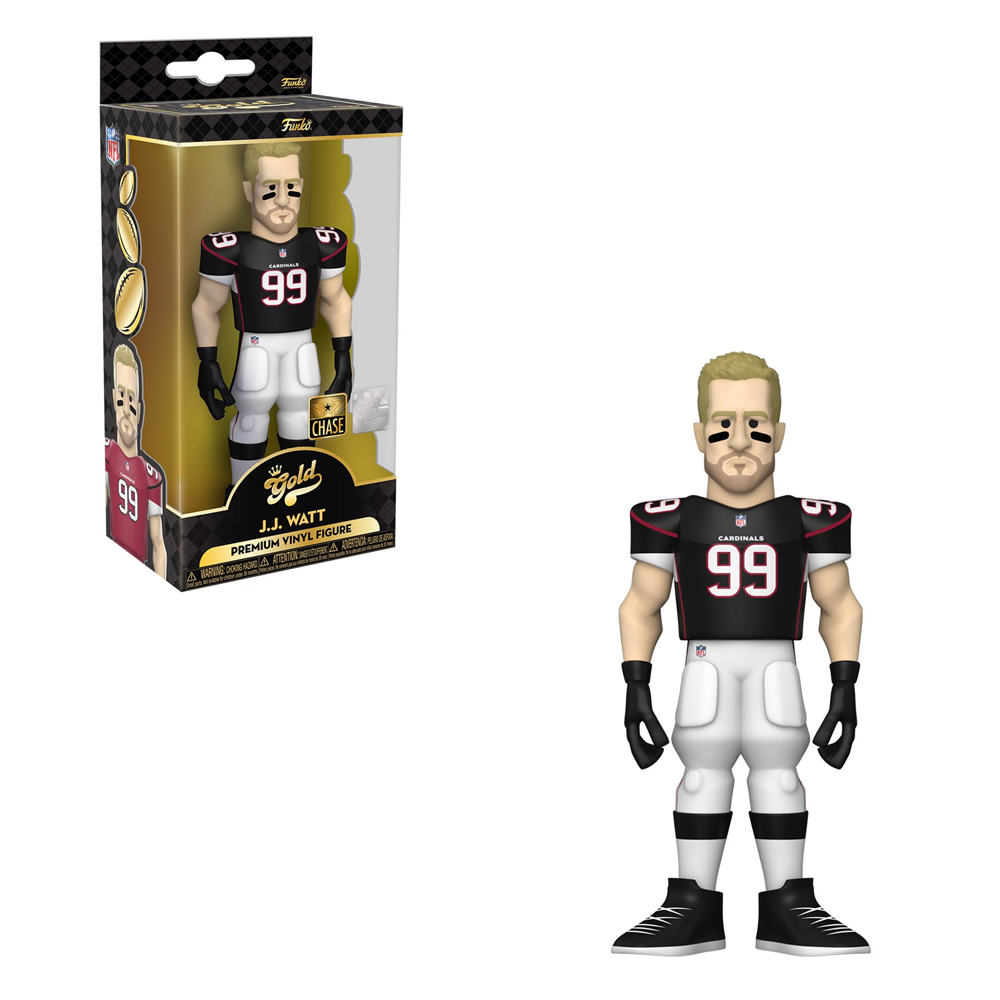 Funko Vinyl GOLD: NFL Arizona Cardinals - JJ Watt (Home Uniform) 5-Inch Vinyl Figure