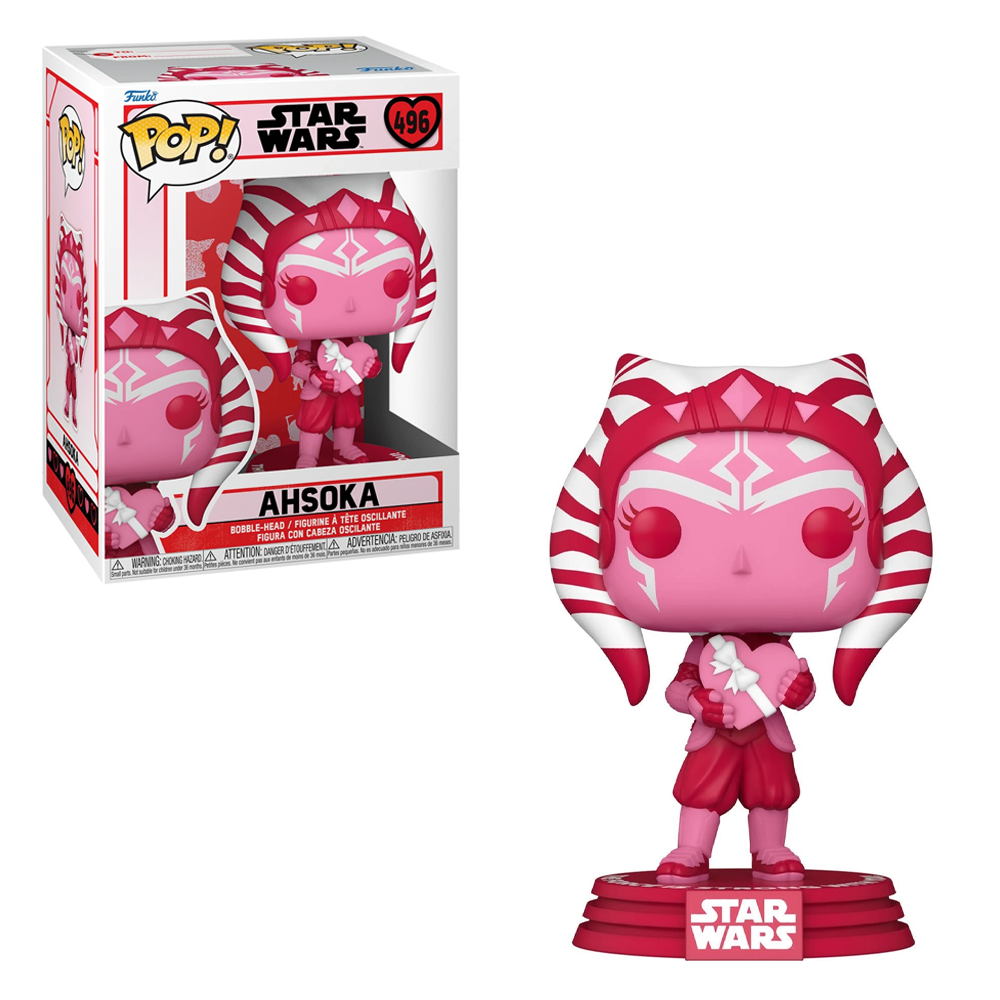 Funko POP! Star Wars: Valentines - Ahsoka Vinyl Figure #496