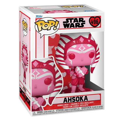 Funko POP! Star Wars: Valentines - Ahsoka Vinyl Figure #496