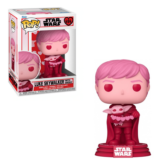 Funko POP! Star Wars: Valentines - Luke and Grogu Vinyl Figure #494