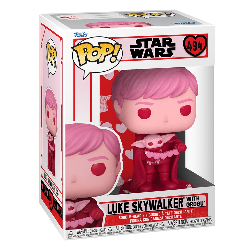 Funko POP! Star Wars: Valentines - Luke and Grogu Vinyl Figure #494