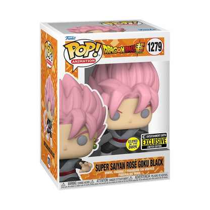 Funko Pop! Animation: Dragon Ball Super - Saiyan Rose Goku Black Glow-in-the-Dark Entertainment Earth Exclusive