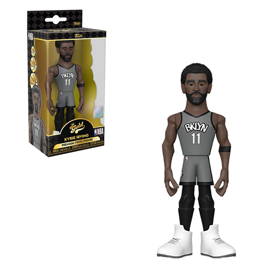 Funko Vinyl GOLD: NBA: Nets - Kyrie Irving (City Edition '21) 5-Inch Vinyl Figure