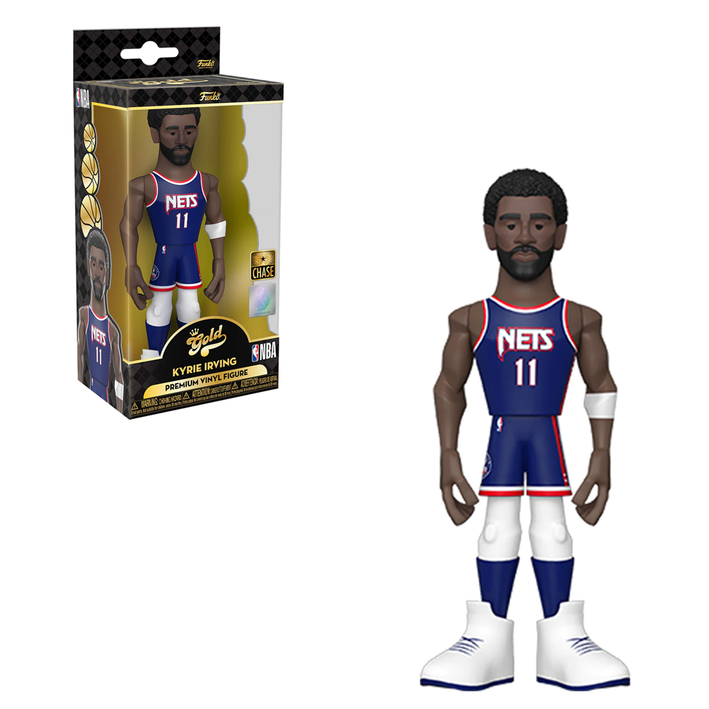 Funko Vinyl GOLD: NBA: Nets - Kyrie Irving (City Edition '21) 5-Inch Vinyl Figure