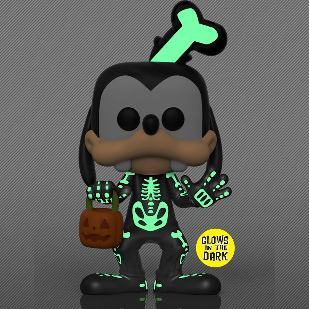 Funko POP! Disney - Skeleton Goofy (Glow in the Dark) Vinyl Figure #1221 Entertainment Earth Exclusive