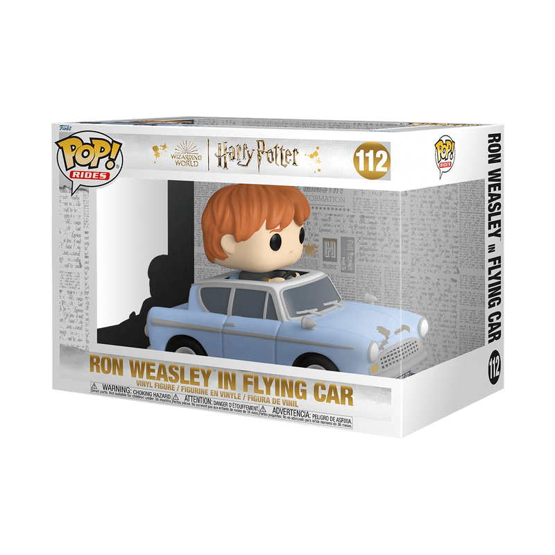 Funko Pop! Ride Super Deluxe: Harry Potter Chamber of Secrets 20th Anniversary - Ron Weasley in Flying Car