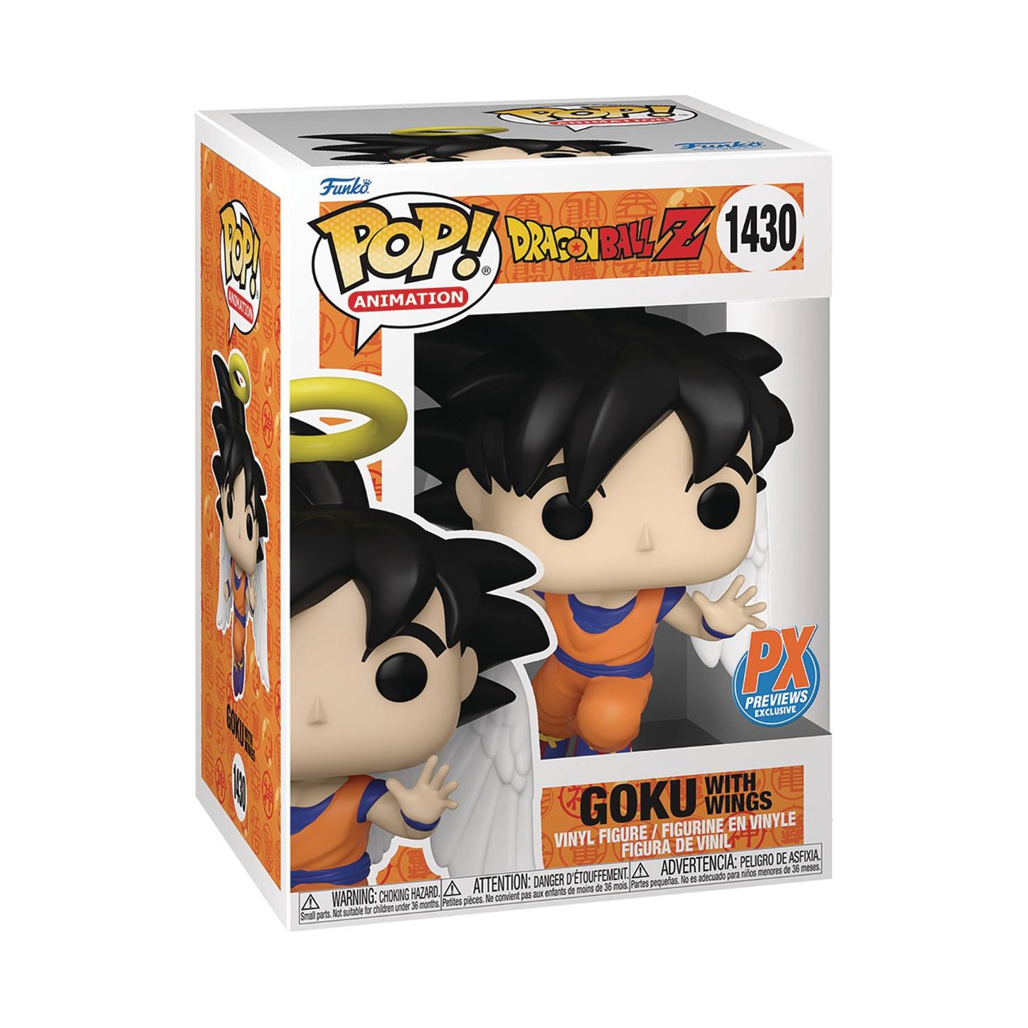 Funko Pop! Animation: Dragon Ball Z - Angel Goku PX Previews Exclusive