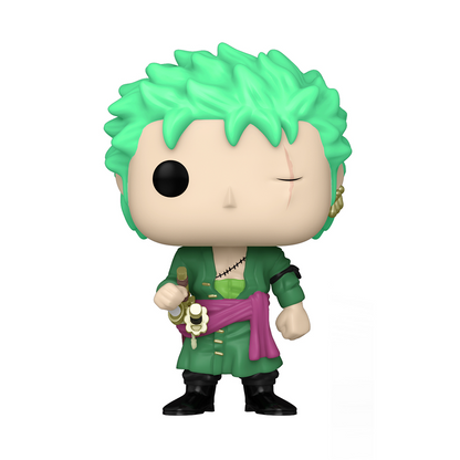 Funko POP! One Piece - Roronoa Zoro (Glow in the Dark) Vinyl Figure #327 Kody Trading Exclusive