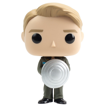 Funko POP! Captain America: The First Avenger - Captain America with Prototype Shield Vinyl Figure #999 Entertainment Earth Exclusive