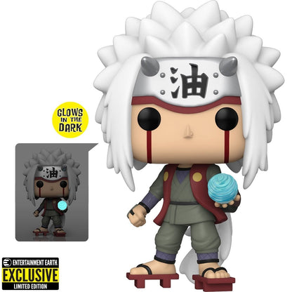 Funko Pop! Animation: Naruto Shippuden - Jiraiya with Rasengan Glow-in-the-Dark Entertainment Earth Exclusive