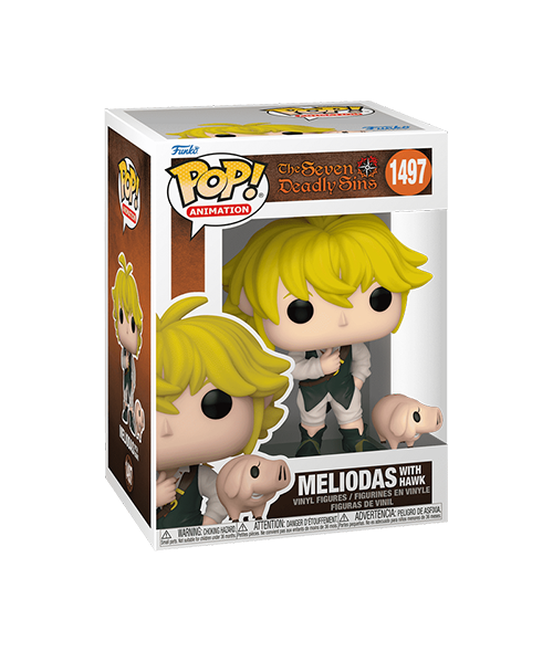 Funko POP! & Buddy: The Seven Deadly Sins - Meliodas with Hawk Vinyl Figure #1497