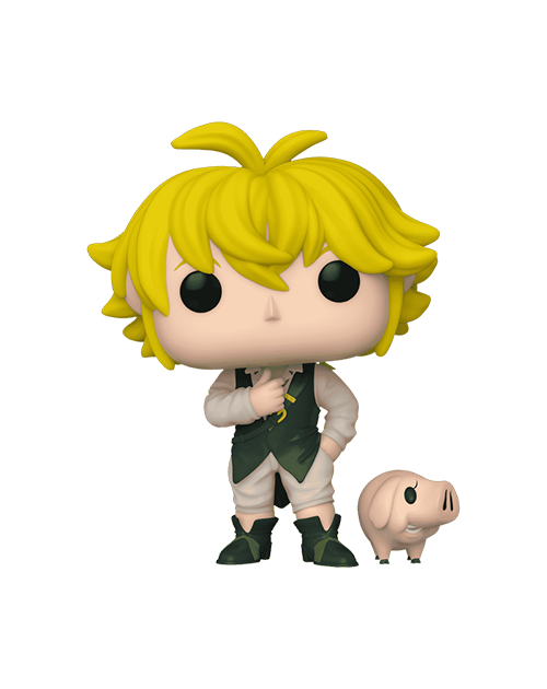 Funko POP! & Buddy: The Seven Deadly Sins - Meliodas with Hawk Vinyl Figure #1497