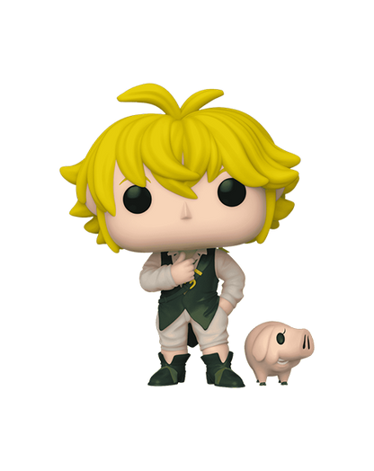 Funko POP! & Buddy: The Seven Deadly Sins - Meliodas with Hawk Vinyl Figure #1497