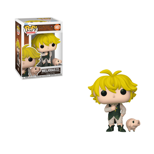 Funko POP! & Buddy: The Seven Deadly Sins - Meliodas with Hawk Vinyl Figure #1497