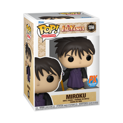 Funko Pop! Animation: InuYasha - Miroku PX Previews Exclusive #1594