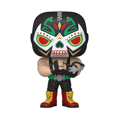 Funko POP! DC Super Heroes: Dia De Los - Bane (Glow in the Dark) Vinyl Figure Entertainment Earth Exclusive