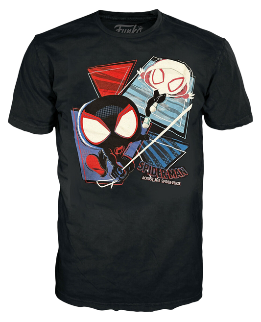 POP! Tees: Marvel (SpiderVerse), Spider-Gwen and Spider-Man Exclusive