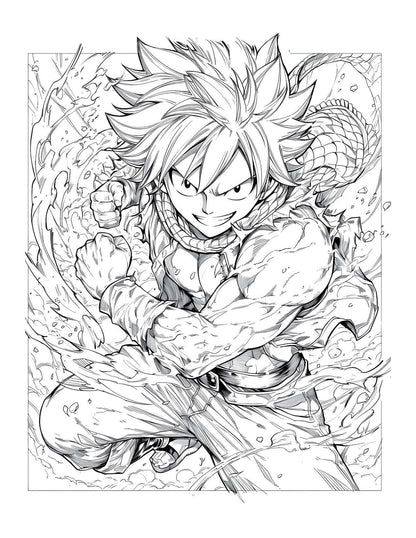 Fairy Tail Coloring Book Vol 17 | 60+ Pages | Anime Chronicles