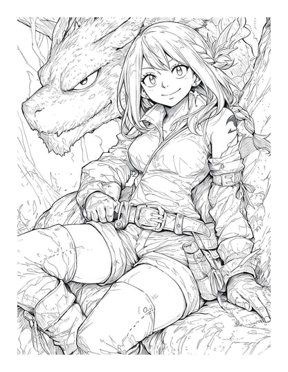 Fairy Tail Coloring Book Vol 17 | 60+ Pages | Anime Chronicles