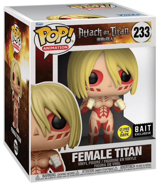 POP! Animation (Super Deluxe): 233 AOT, Female Titan (GITD) Exclusive