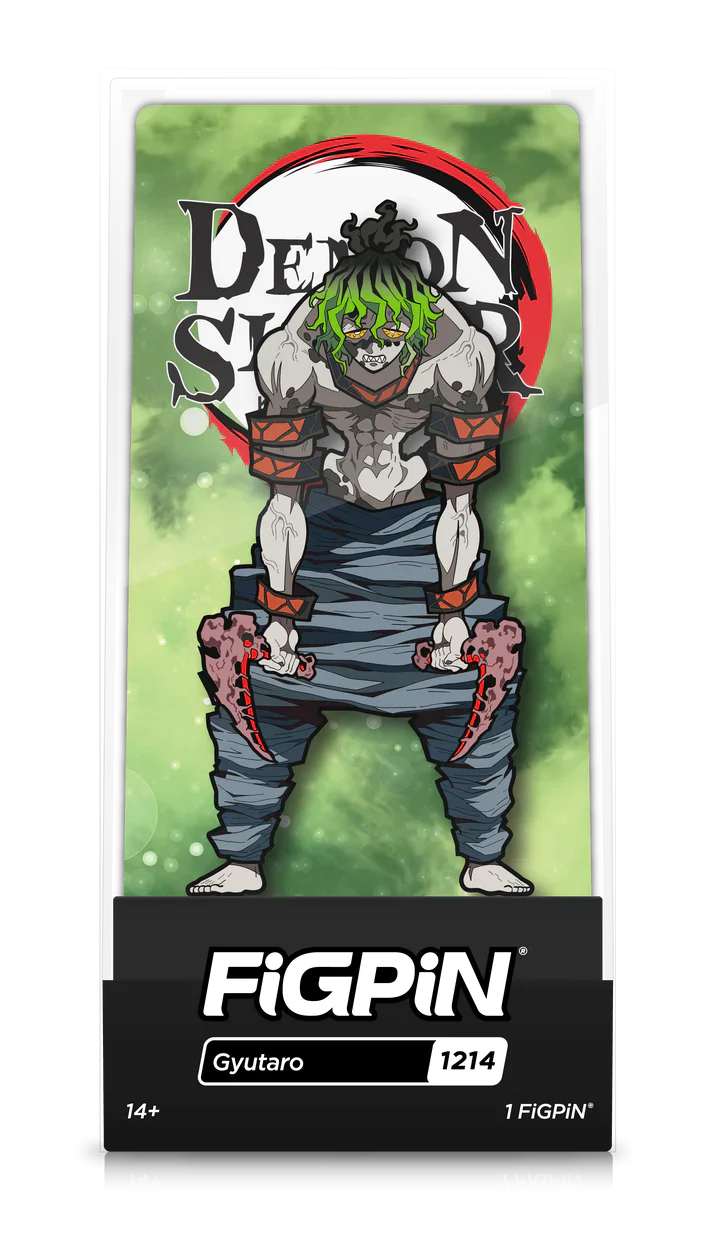 FiGPiN: 1214 Demon Slayer, Gyutaro (1,000 PCS) Exclusive