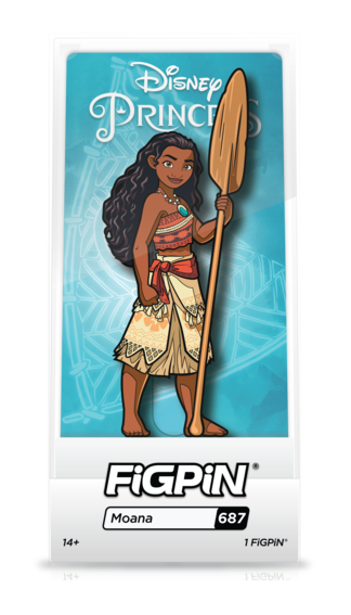 FIGPIN: 687 Disney Princess, Moana w/ Case