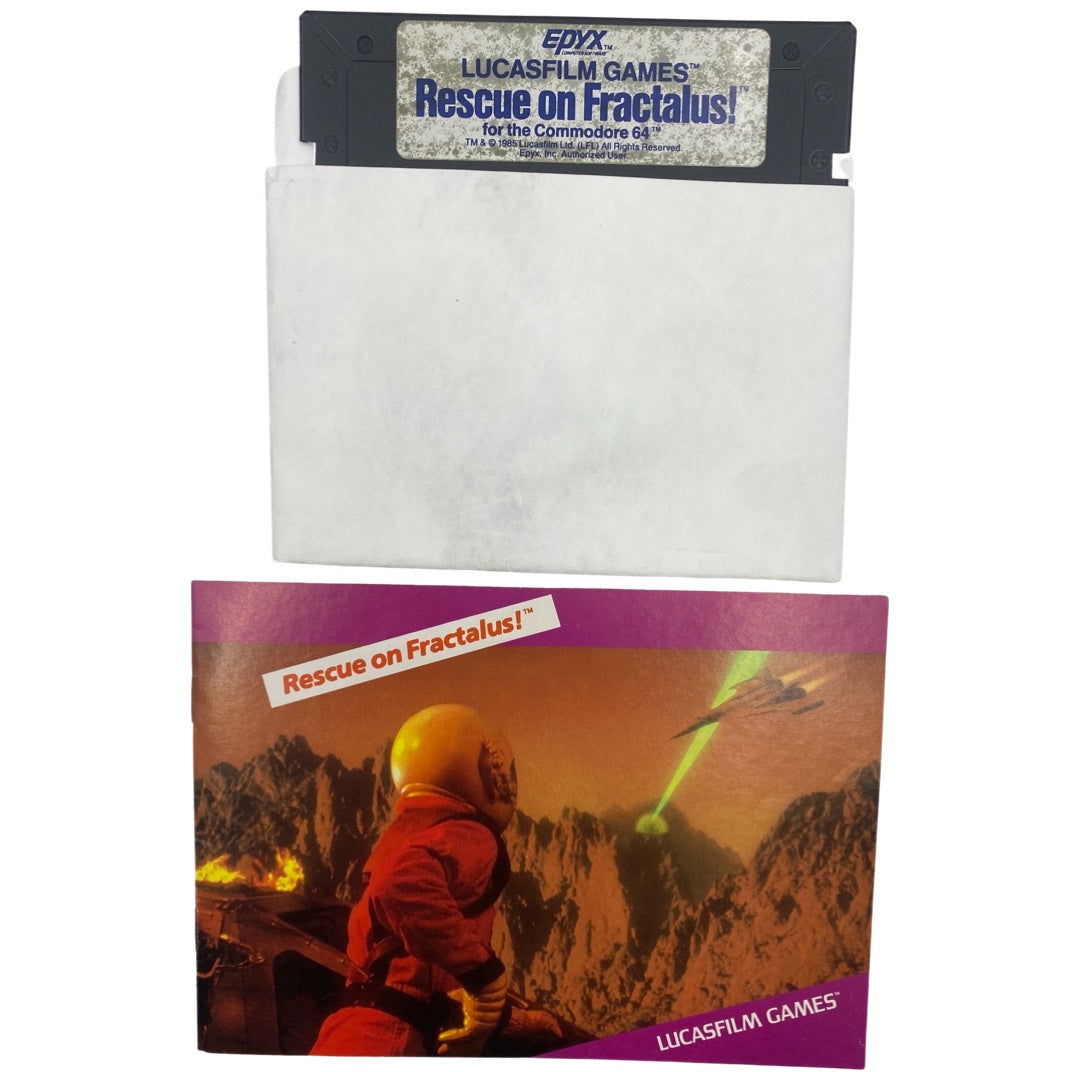 Rescue of Fractalus - Commodore 64