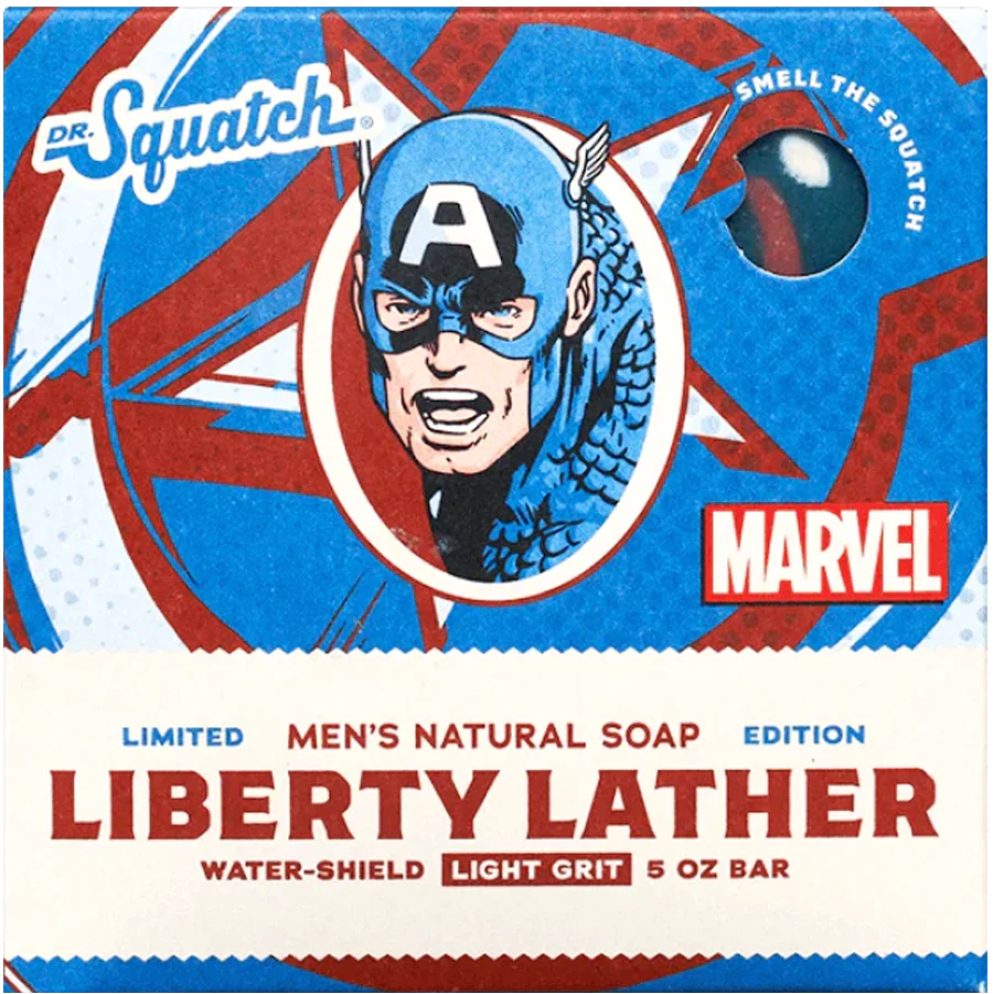 Dr. Squatch: Bar Soap, Marvel (Liberty Lather)