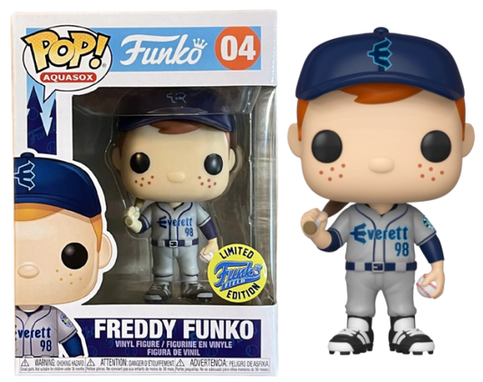 POP! Aquasox: 04 Funko Originals, Freddy Funko (Gray Jersey) Exclusive