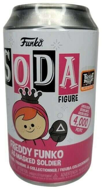 Vinyl Soda: Television (Squid Games), Freddy Funko As Masked Soldier Exclusive