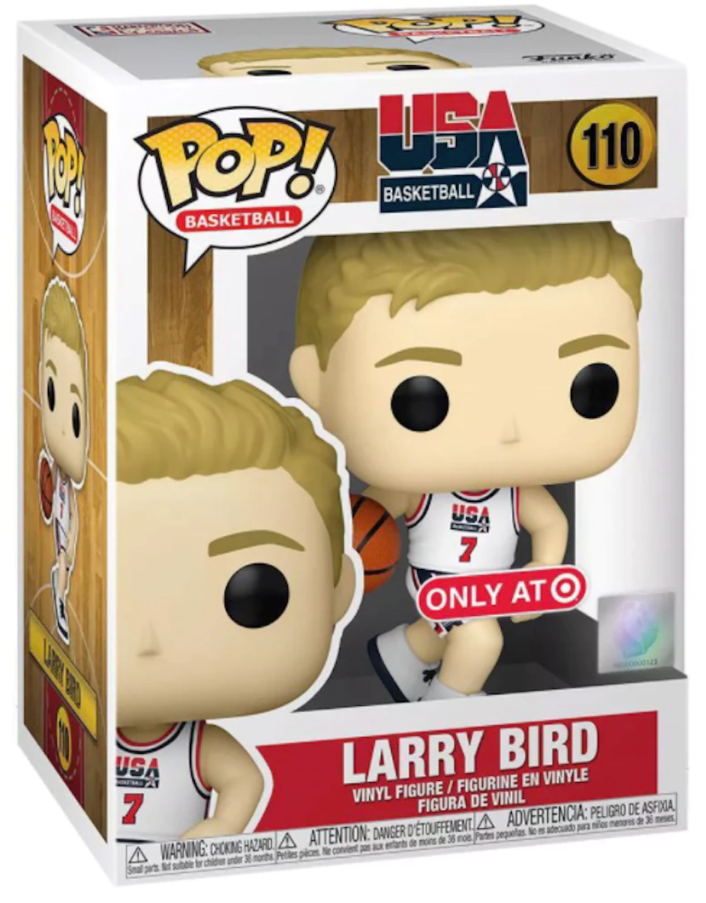 POP! Basketball: 110 USA Basketball, Larry Bird Exclusive