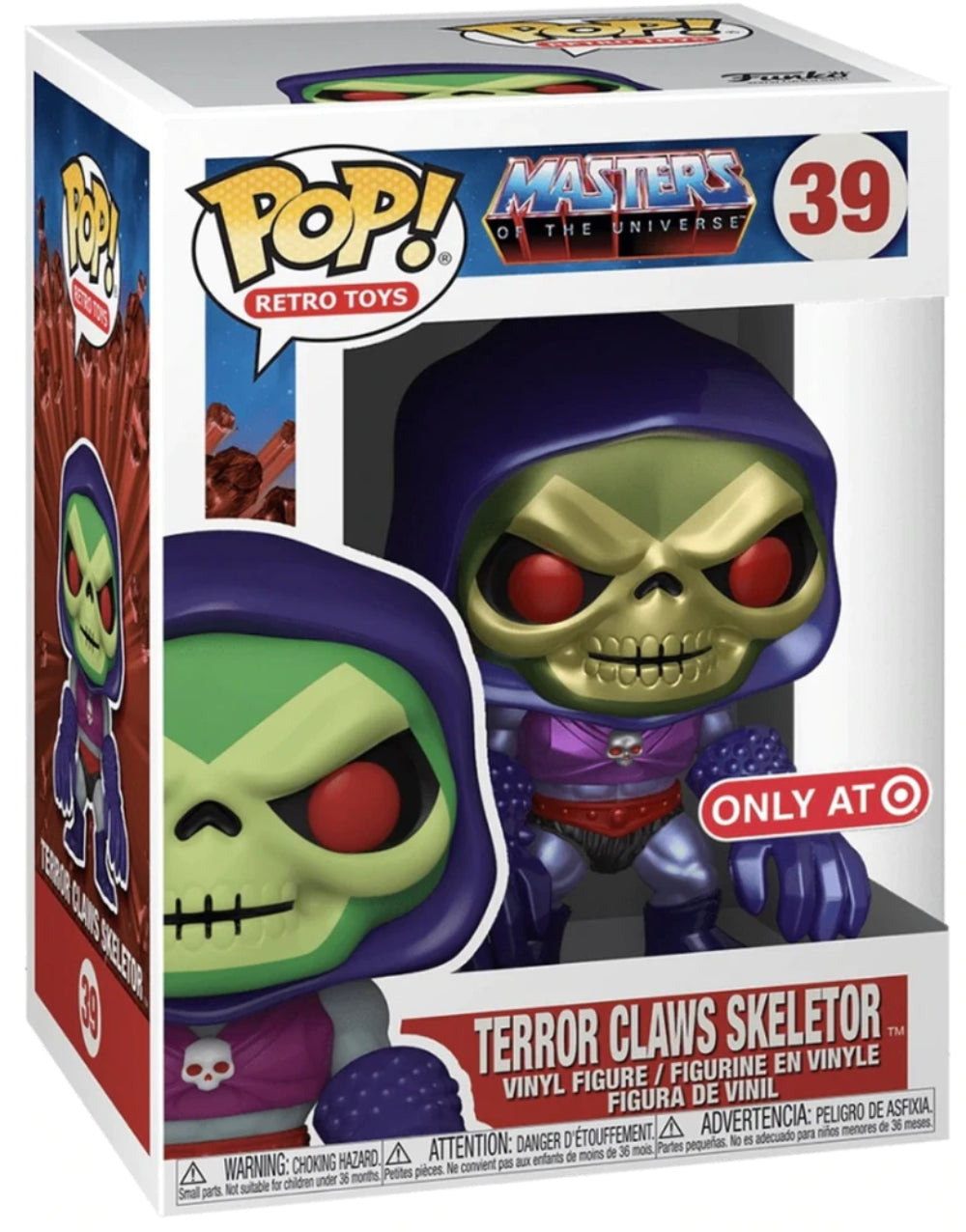 POP! Retro Toys: 39 MOTU, Terror Claws Skeletor (MT) Exclusive