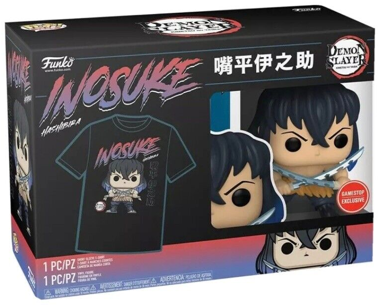 POP! Tees: Animation (Demon Slayer), Inosuke Figure & Tee Exclusive